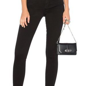 AGOLDE Sophie Skinny Black Jeans size 27